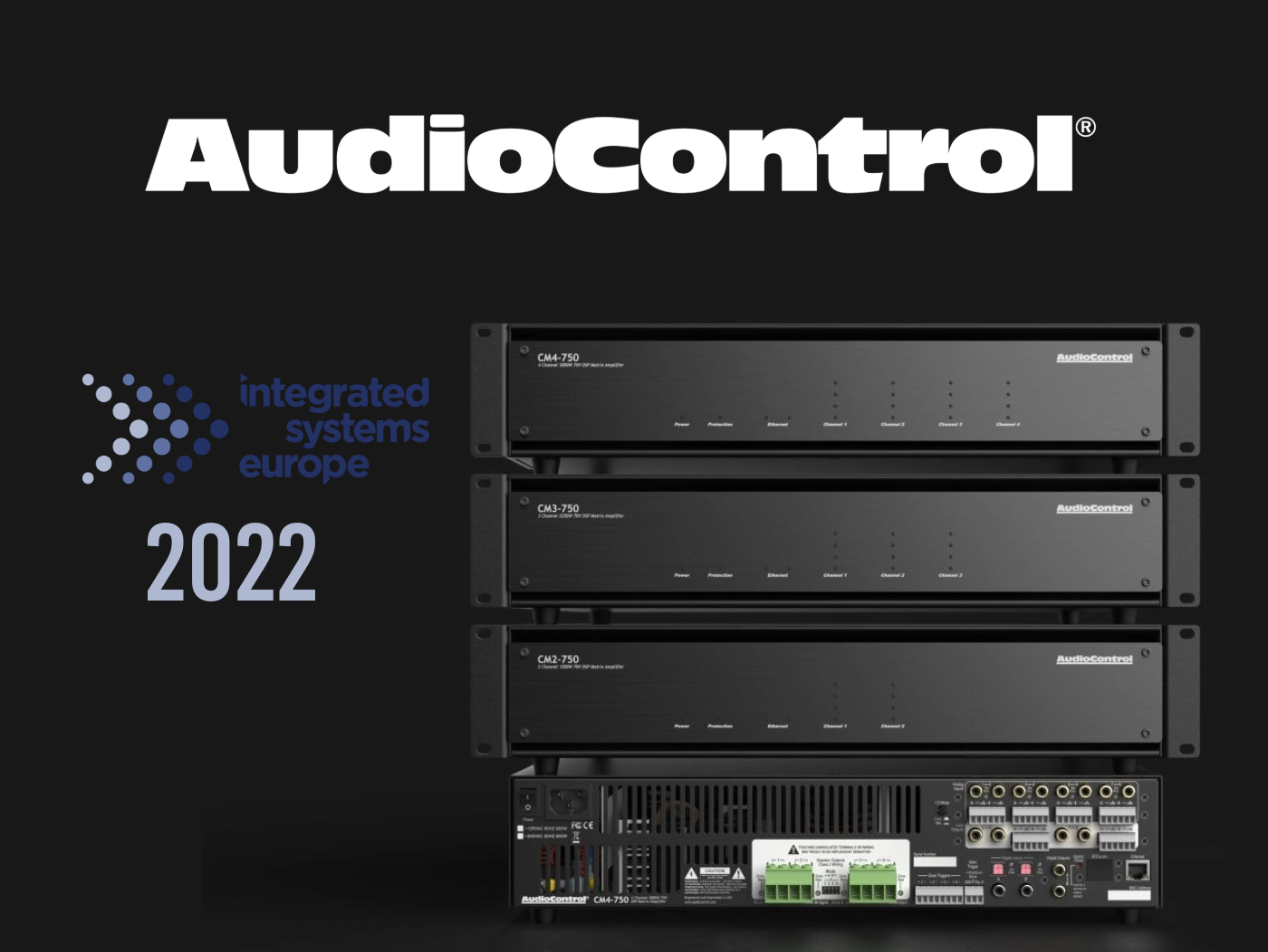 AudioControl’s Award-Winning Dual-Mode Amplifier Design on Display at ISE 2022 in Barcelona